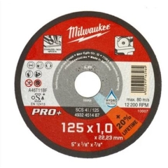 SCS 41 / 125 DISCHI DA TAGLIO SOTTILI PRO+ DIAMETRO 125 mm SPESSORE 1 mm cod. 4932451487