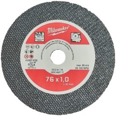 SCS 41/76 DIAMETRO 76 mm ALESSAGGIO 10 mm SPESSORE 1 mm cod. 4932464717