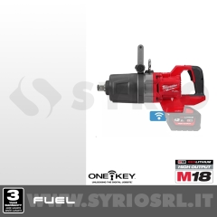 M18 ONEFHIWF1DS-0C FUEL ONE-KEY AVVITATORE AD IMPULSI AD ALTISSIMA POTENZA ATTACCO 1 F A BATTERIA 18V SENZA BATTERIA E CARICABATTERIA cod. 4933472071