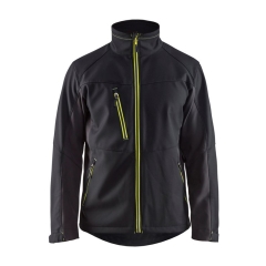 BLAKLADER GIACCA SOFTSHELL 49502516 COLORE GIALLO/NERO