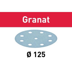 DISCHI ABRASIVI GRANAT DIAMETRO 125 mm PER STUCCO, RIEMPITIVO, VERNICI (VOC E FONDI DURI)