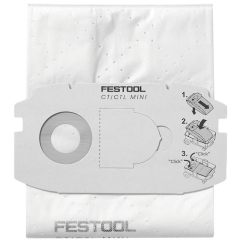 SC FIS-CT MINI/5 5 SACCHETTI FILTRO PER BIDONI ASPIRATORI cod. 498410