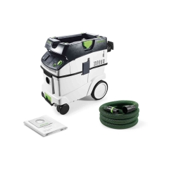 CTL 36 E UNITA' MOBILE D'ASPIRAZIONE BIDONE ASPIRATORE 36l ASPIRAPOLVERE CLASSE L CLEANTEC cod. 574965