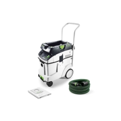 CTL 48 E UNITA' MOBILE D'ASPIRAZIONE BIDONE ASPIRATORE 48l ASPIRAPOLVERE CLASSE L CLEANTEC cod. 574975