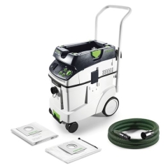 CTM 48 E AC UNITA' MOBILE D'ASPIRAZIONE BIDONE ASPIRATORE 48l ASPIRAPOLVERE CLASSE M CLEANTEC cod. 574991