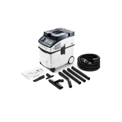 CT 25 E-Set UNITA' MOBILE D'ASPIRAZIONE BIDONE ASPIRATORE 25l ASPIRAPOLVERE CLEANTEC cod. 577536