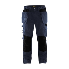 BLAKLADER PANTALONI ARTIGIANO 15551860 COLORE BLU NAVY/NERO