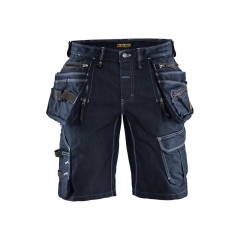 199211418999 PANTALONCINI ARTIGIANO STRETCH X1900 BLU MARINO/NERO