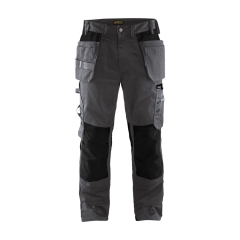 BLAKLADER PANTALONI ARTIGIANO 15551860 COLORE GRIGIO SCURO/NERO