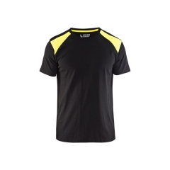 BLAKLADER T-SHIRT 33791042 COLORE NERO/GIALLO