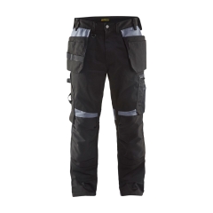 BLAKLADER PANTALONI ARTIGIANO 15551860 COLORE NERO/GRIGIO