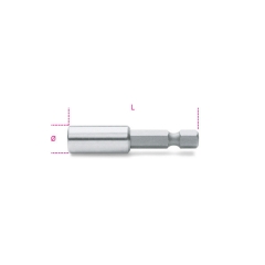 882M1 PORTAINSERTI MAGNETICO PER AVVITATORI LUNGHEZZA 50 mm ESAGONALE 1/4 cod. 008820006