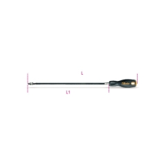 897L PORTAINSERTI FLESSIBILE CON IMPUGNATURA MODELLO LUNGO 500 mm cod. 008970015