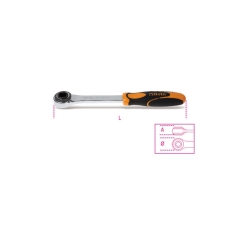 920/50F CRICCHETTO SEMPLICE CON ATTACCO QUADRO FEMMINA 1/2'' 275 mm cod. 009200889