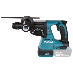DHR243ZJ TASSELLATORE A BATTERIA 18V ATTACCO SDS-Plus 24 mm CON DOPPIO MANDRINO SENZA BATTERIA E CARICABATTERIA