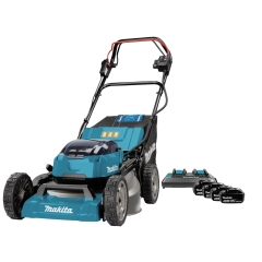 DLM532PT4 RASAERBA A BATTERIA 18V+18V=36V (4 SLOT) 53 cm SEMOVENTE IN ACCIAIO MULCHING