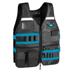 GILET DA LAVORO TASCHE REGOLABILI cod. E-05636