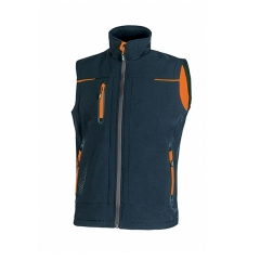 FU188 GILET SOFT SHELL MODELLO UNIVERSE COLORE BLU SCURO