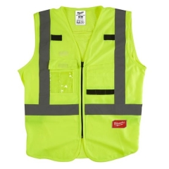 HIGH-VISIBILITY VEST GILET AD ALTA VISIBILITÀ GIALLO 10 SCOMPARTI