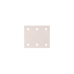 CARTA ABRASIVA WHITE PEFORATA CON VELCRO 114 mm x 102 mm