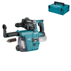 DHR243ZJW TASSELLATORE A BATTERIA 18V 24 mm ATTACCO SDS-Plus CON ASPIRAZIONE, SENZA BATTERIA E CARICABATTERIA